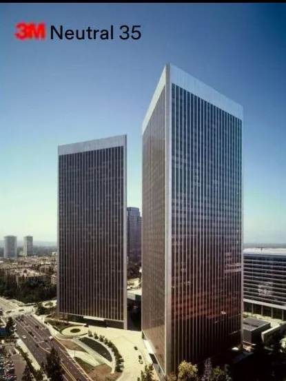 3M Neutral 35 film installed on corporate towers