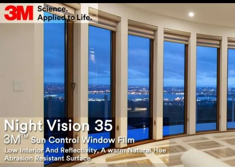 3M Night Vision 35 film: clear night views looking out