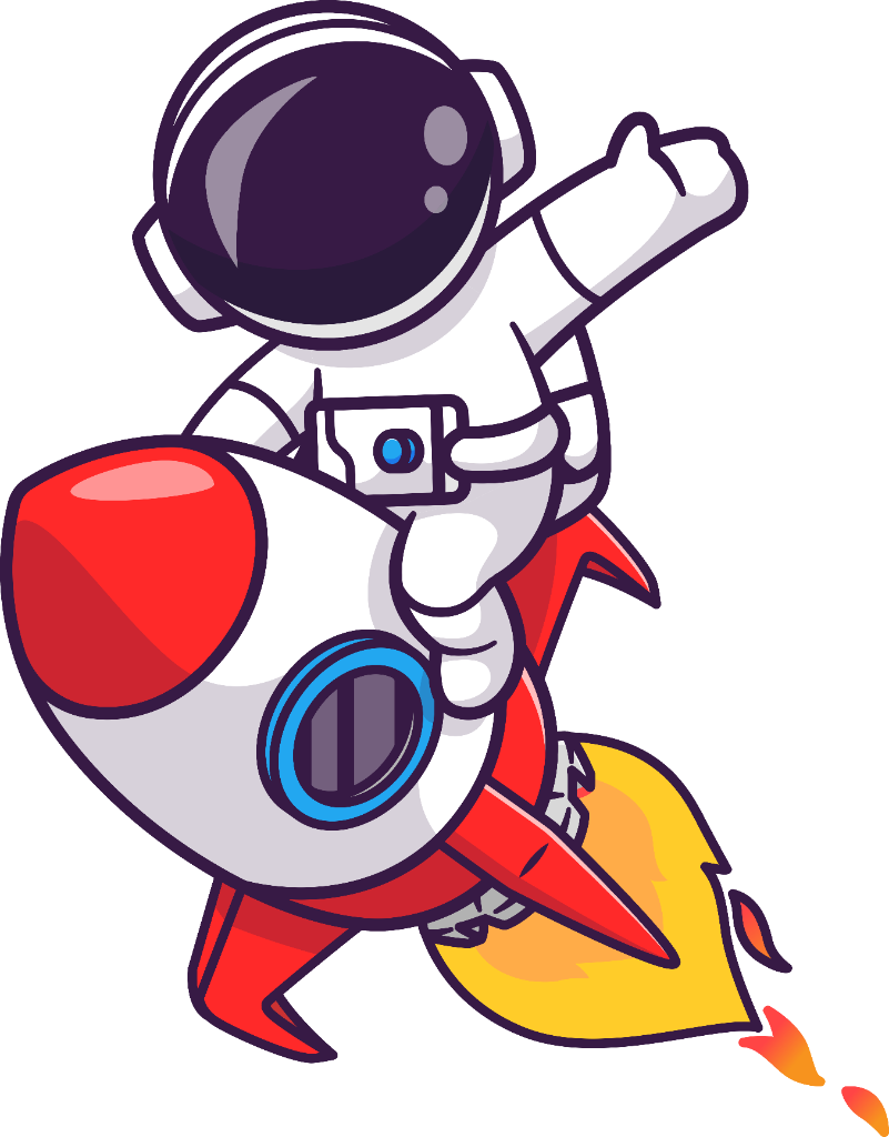 Astronauta mascota de Rotúlate